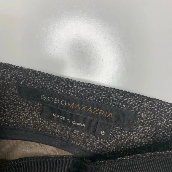 BCBGMAXAZRIA Wool Zip Up Back Skirt Size 6 - Picture 8 of 8